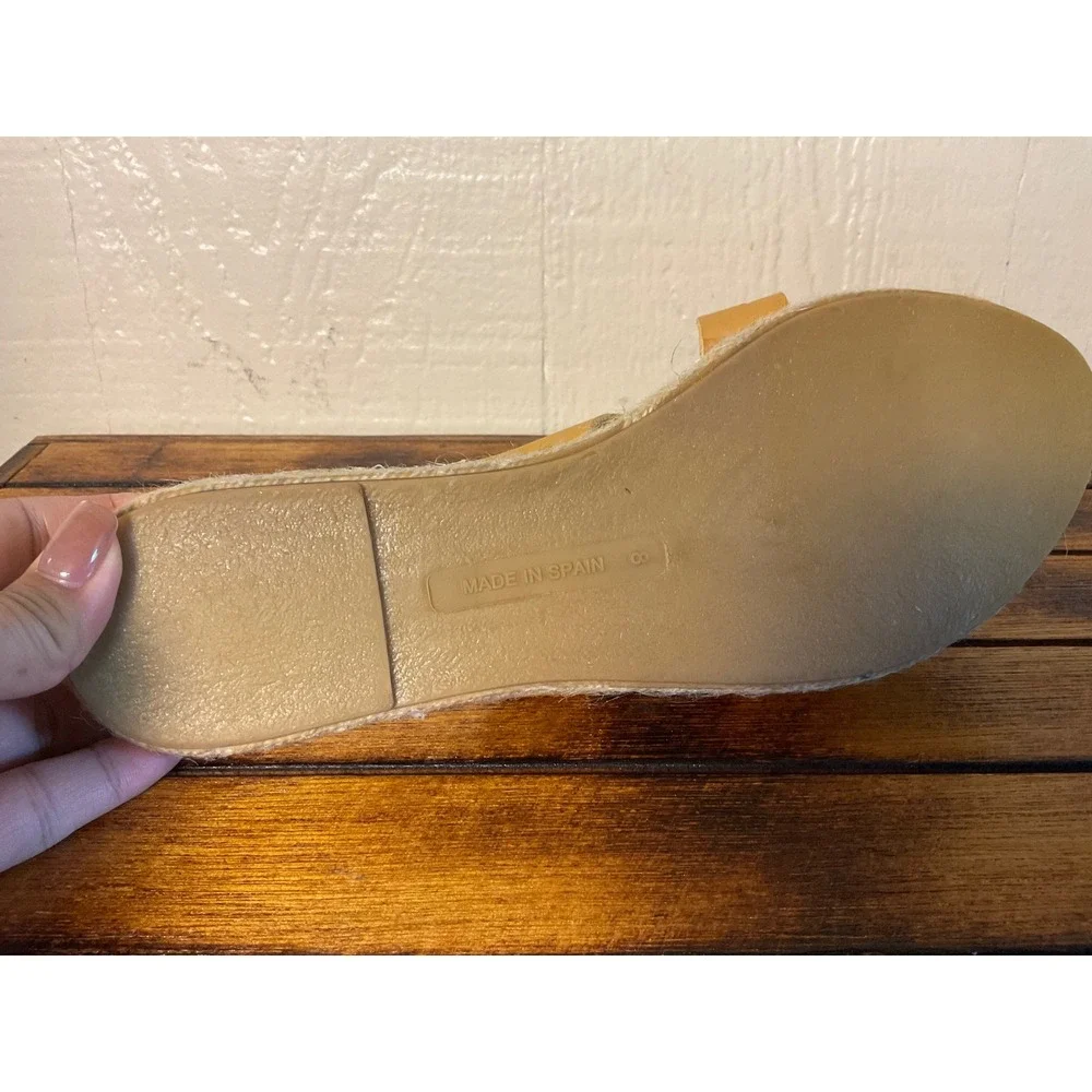Picon Espadrille Slides Women's 8 Handmade in Spain Leather